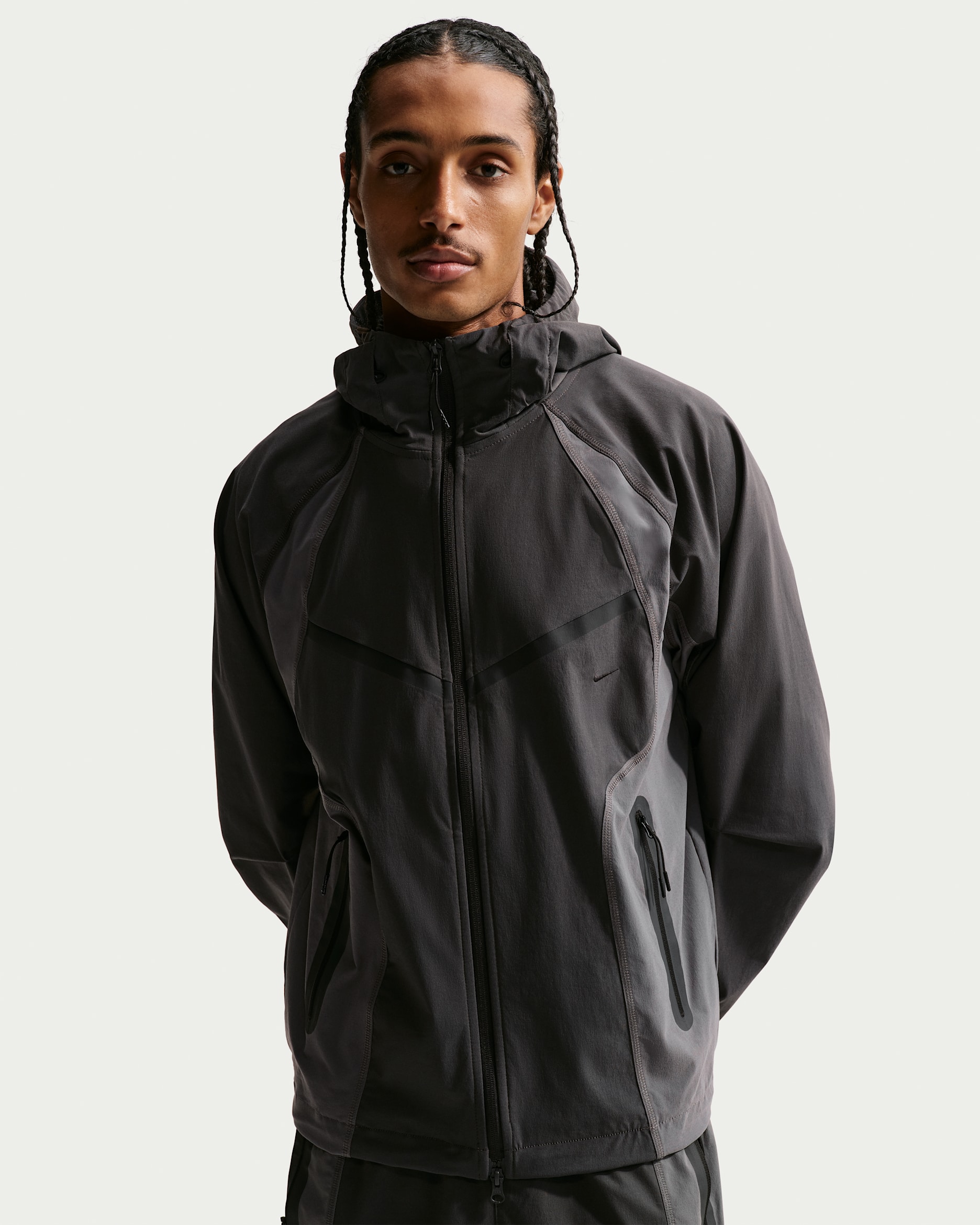 Nike Tech Men's Dri-FIT Woven Full-Zip Color-Block Windrunner